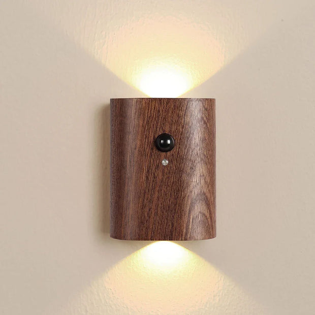 Wooden Motion Sensor Light